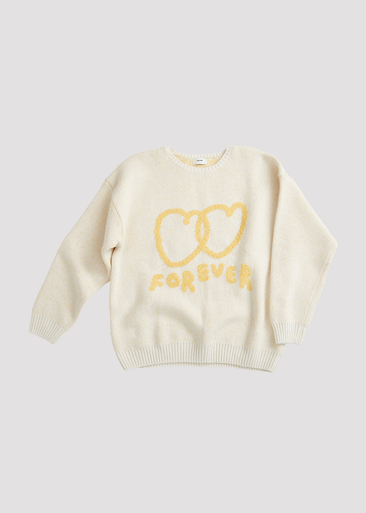 WOOL PULLOVER FOREVER IVORY