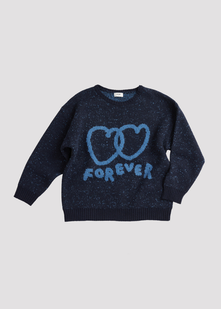 WOOL PULLOVER FOREVER NAVY